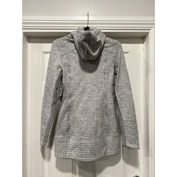 ATHLETA Cya Stronger Long Hoodie Jacket Heather Grey size XXS - Picture 2 of 11